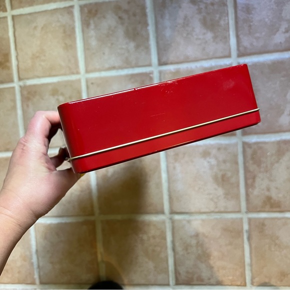 Vintage Norman Rockwell Christmas Saturday Evening Post Tin Storage Box - Picture 10 of 10